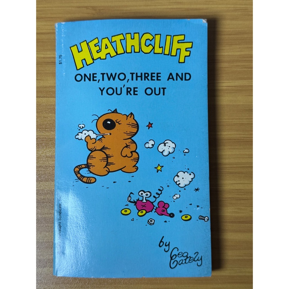 Heathcliff One Two Three And You're Out Comic Book by‎ Geo Gately 1982